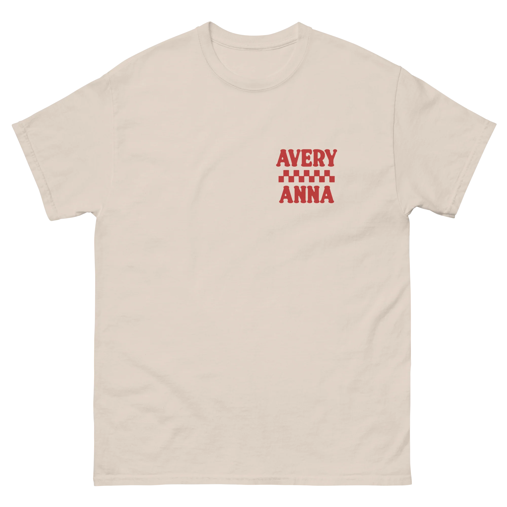 Breakup Over Breakfast Tracklist Tee by Avery Anna