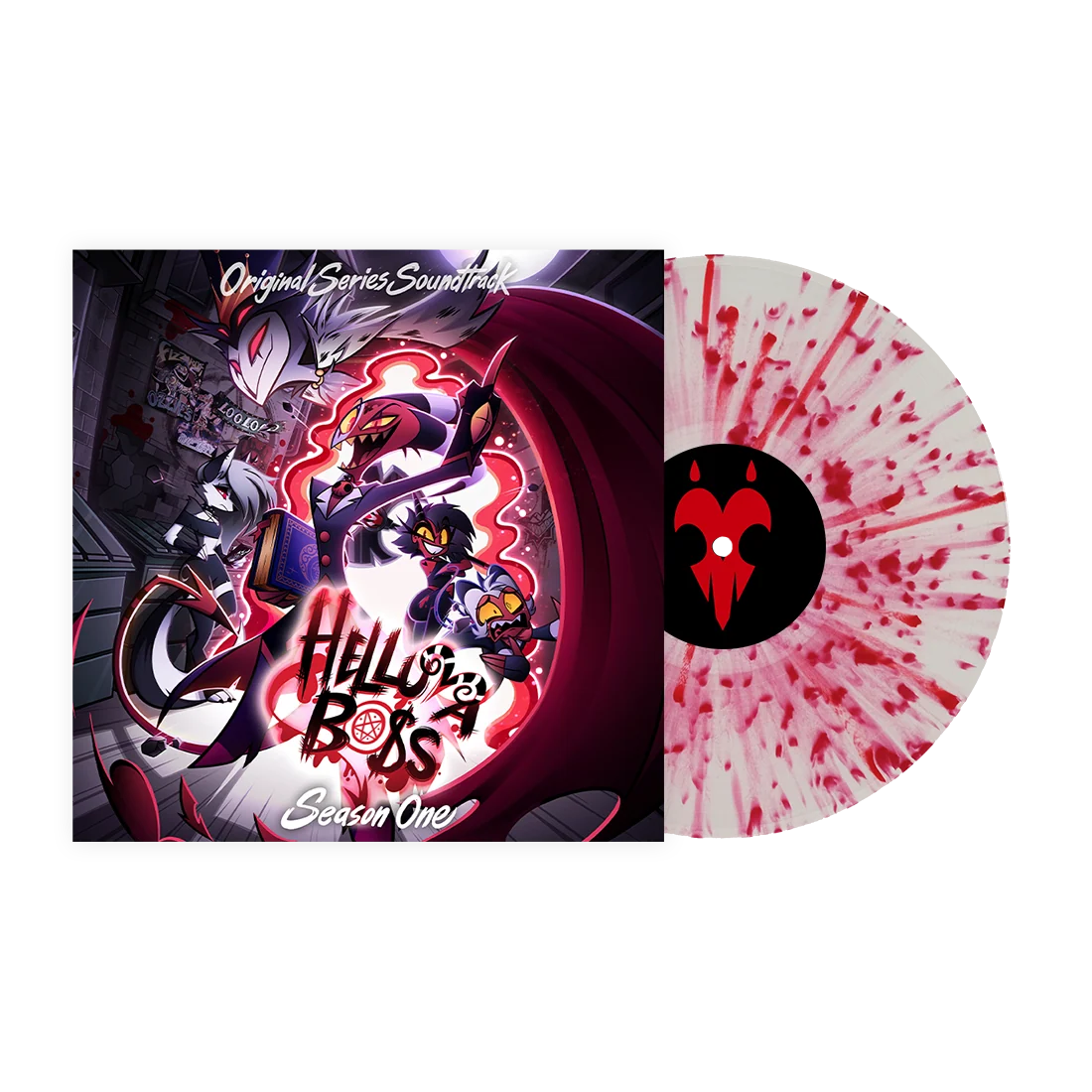Helluva Boss: Season 1 (Original Soundtrack) Blood Splatter Vinyl