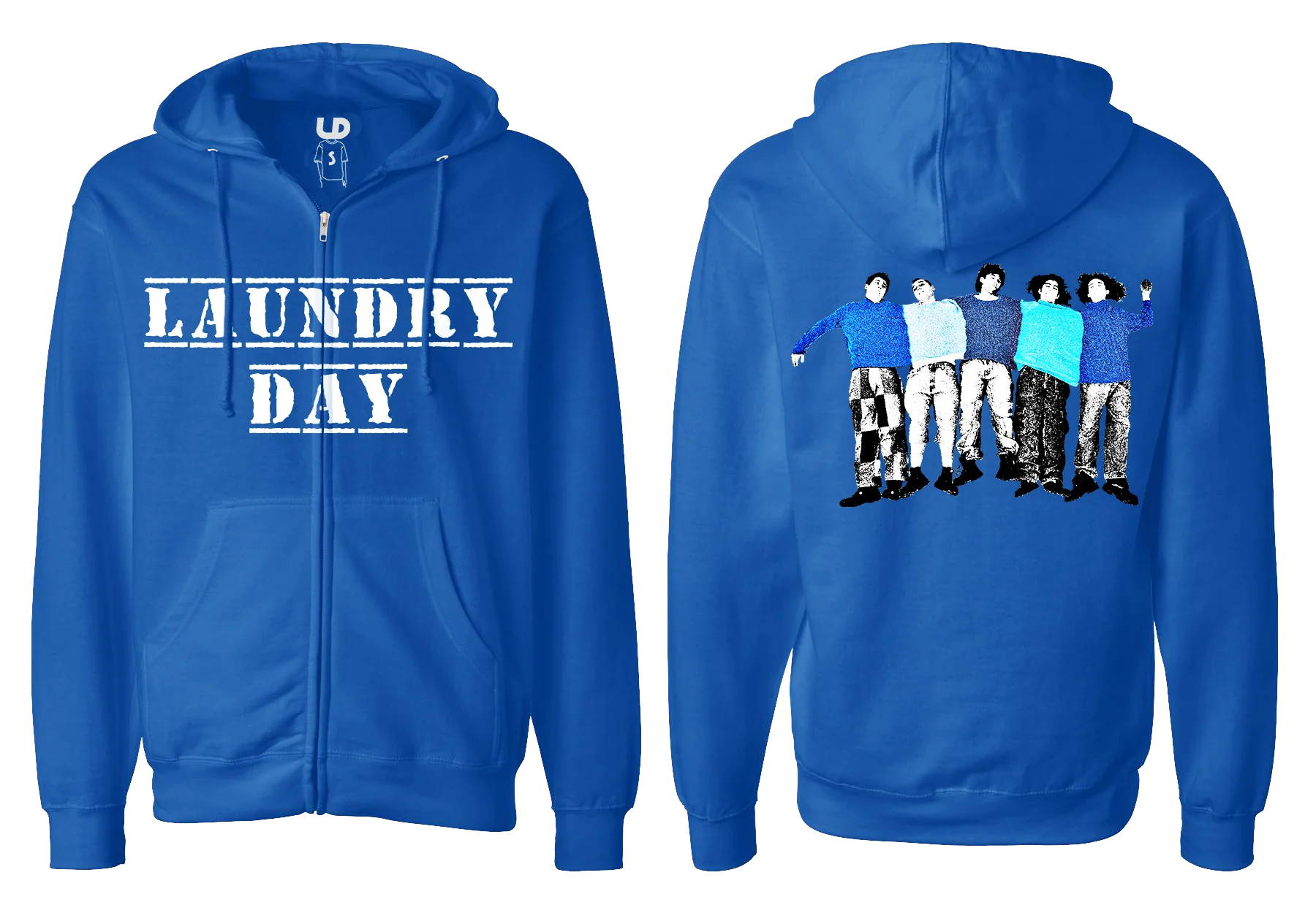 Laundry Day The Cousinization of Five Guys One Sweater Blue Hoodie