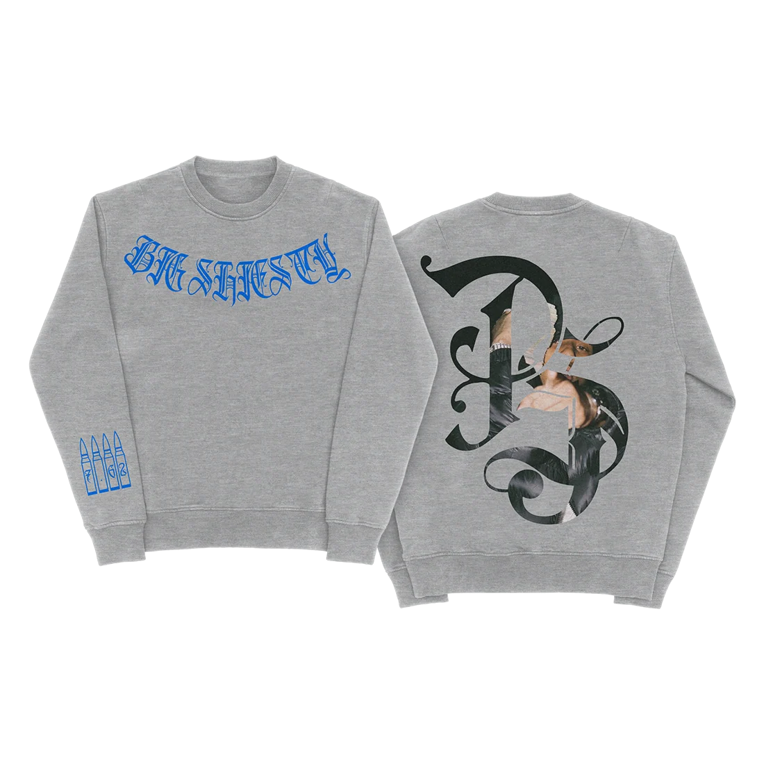 Pooh Shiesty Big Shiesty Grey Crewneck Sweatshirt