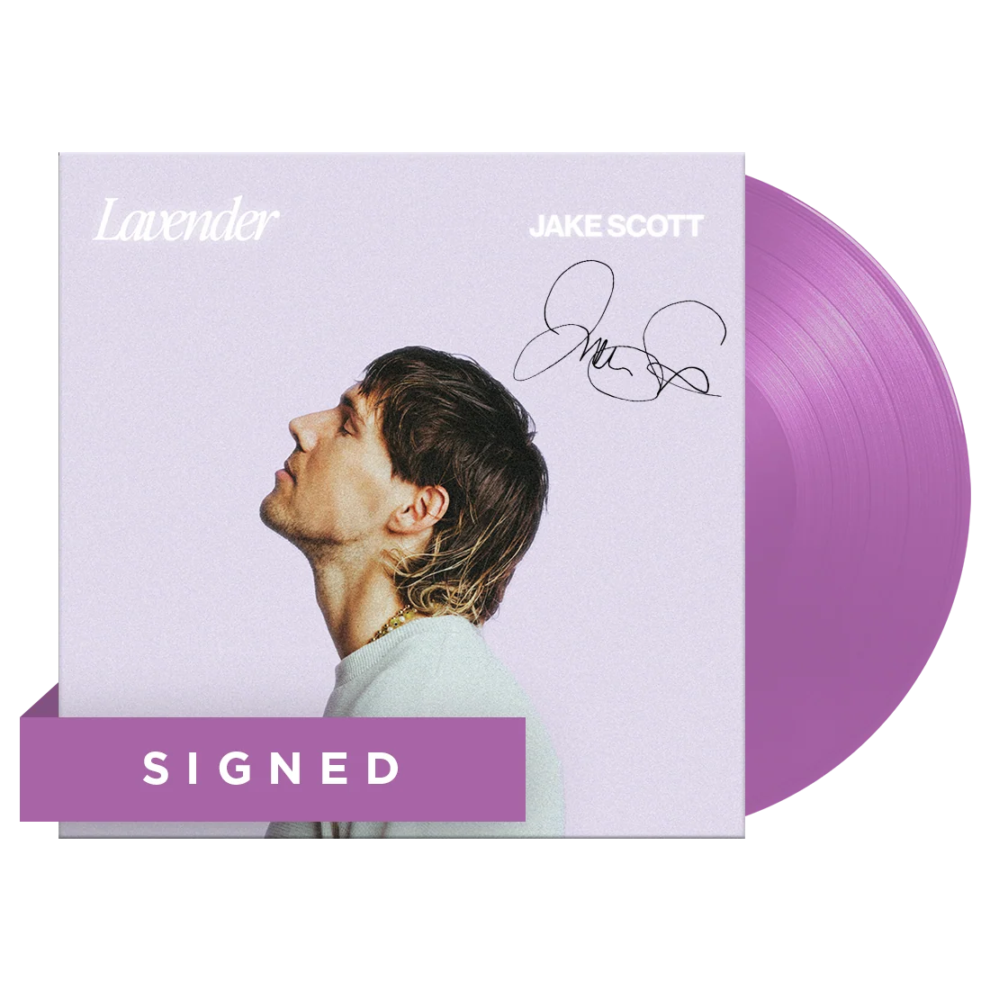 Jake Scott Lavender Signed Art Card Vinyl