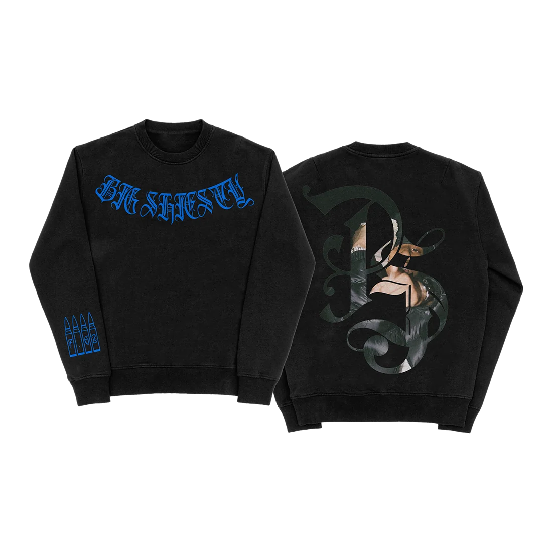 Pooh Shiesty Big Shiesty Black Crewneck Sweatshirt