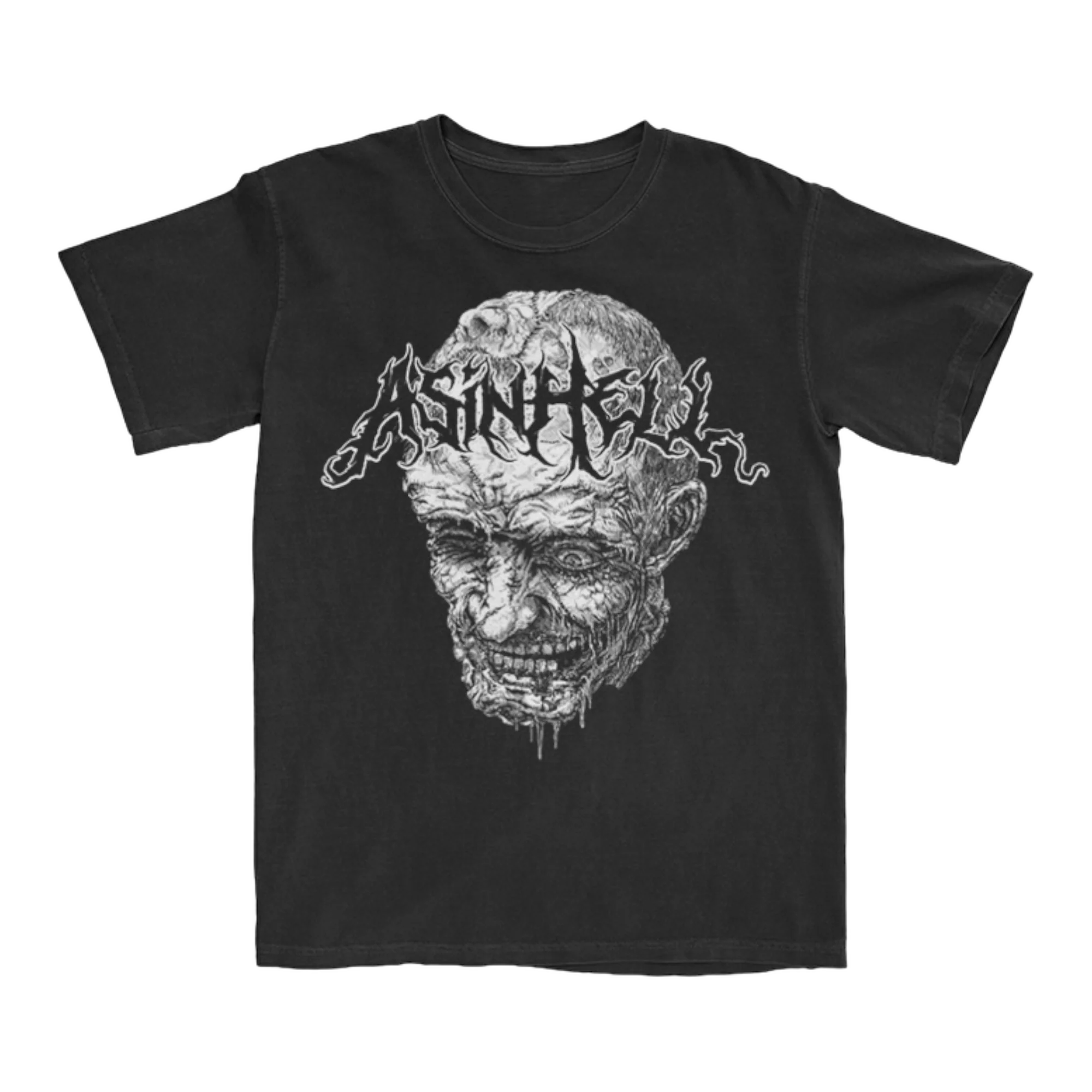Asinhell Metal Without a Human Cause Black T-Shirt