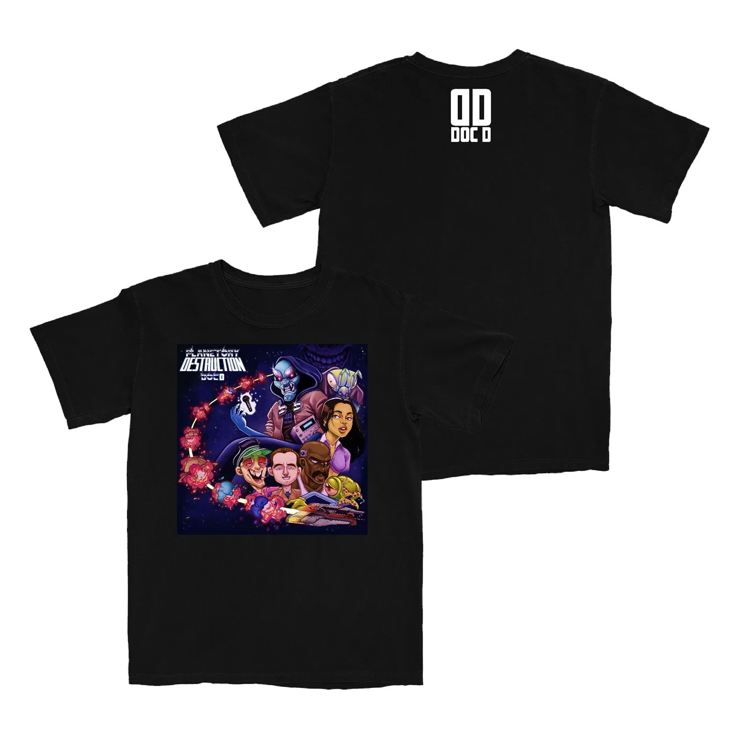 Planetory Destruction Album Cover T-Shirt from Doctor Destruction