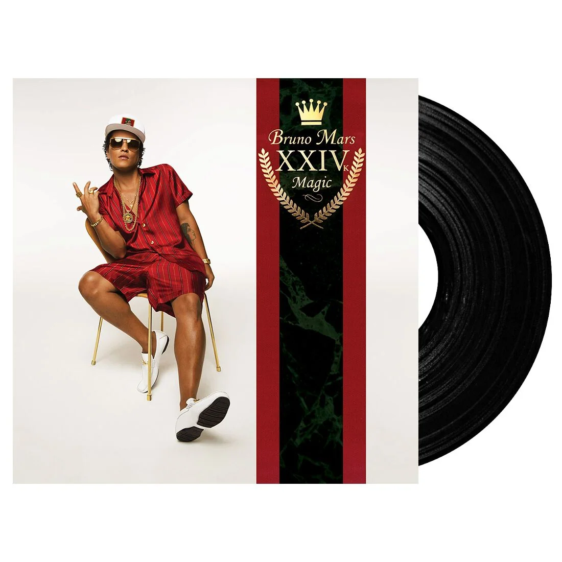 Bruno Mars 24K Magic Vinyl LP on Black Vinyl