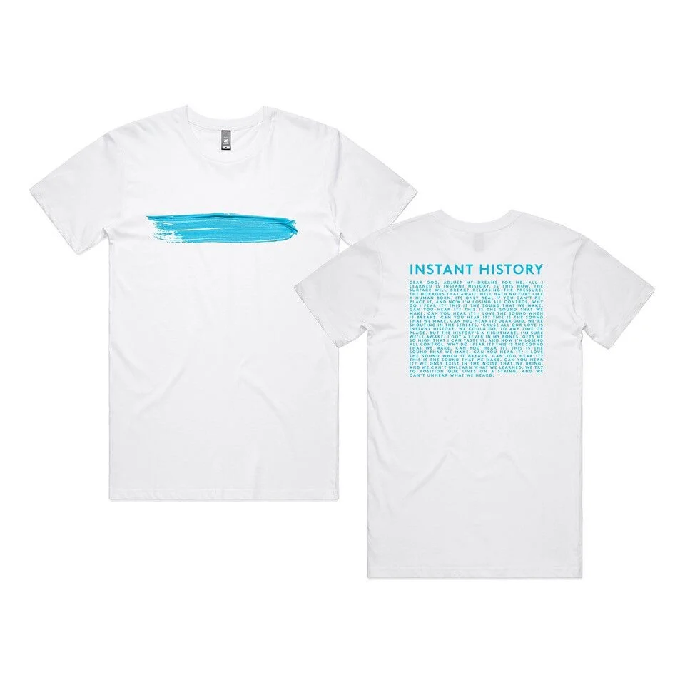Biffy Clyro Instant History White T-Shirt in Cotton