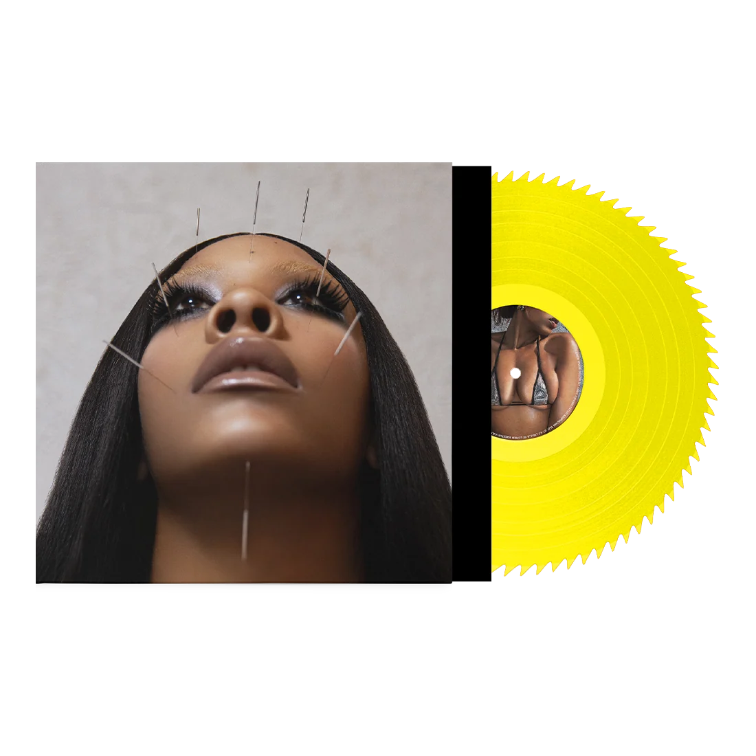 Rico Nasty Lethal Neon Yellow Sawblade Vinyl, Limited Edition