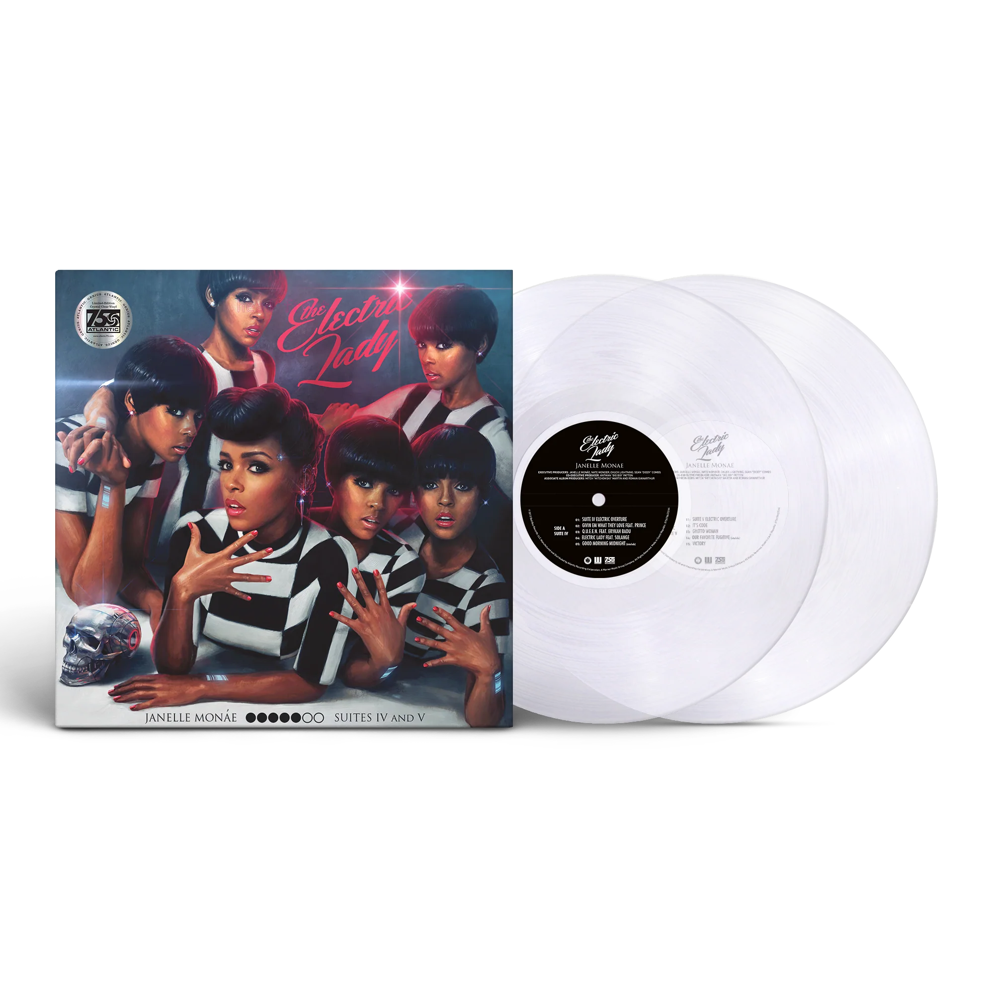 Janelle Monae The Electric Lady Album on Clear Vinyl LP