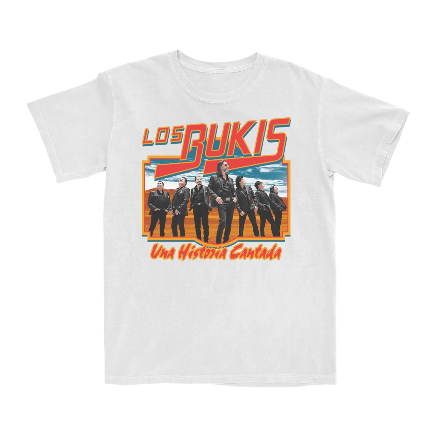 Los Bukis Desert Cantada 白色 T 恤