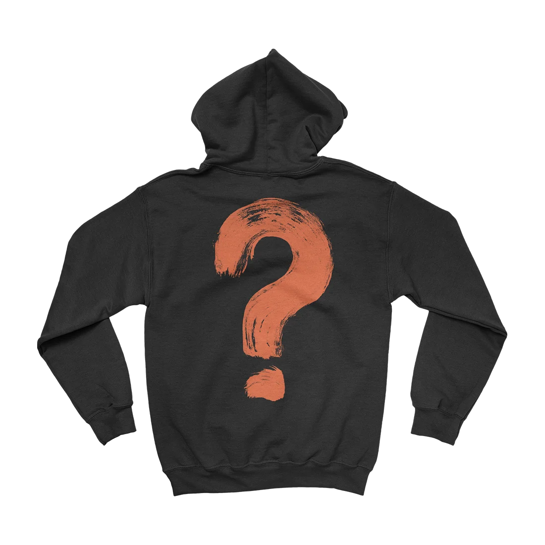 Why Don't We Brush Circle Pullover Hoodie in Black