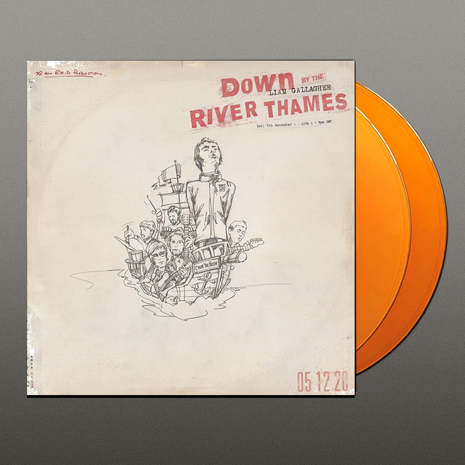 Liam Gallagher Down By the River Thames 限量橙色 2LP