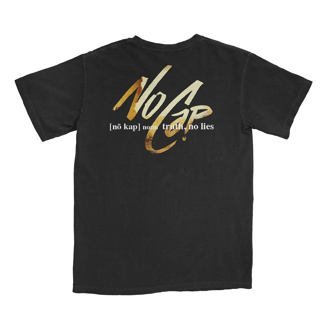 NoCap Hood Dictionary T-Shirt in Black Champion Cotton
