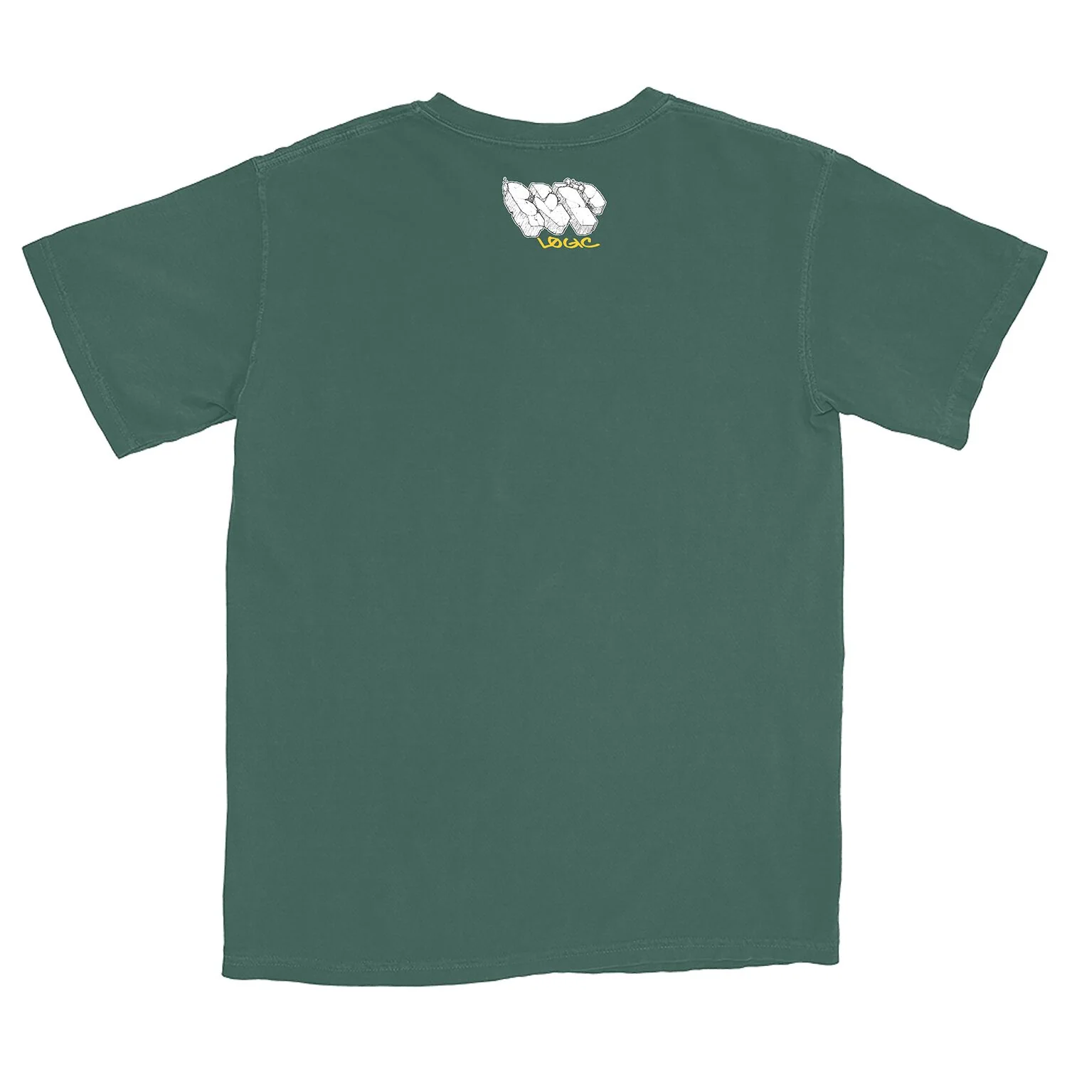 Logic No Pressure Broken Logo Green T-Shirt, Classic Fit