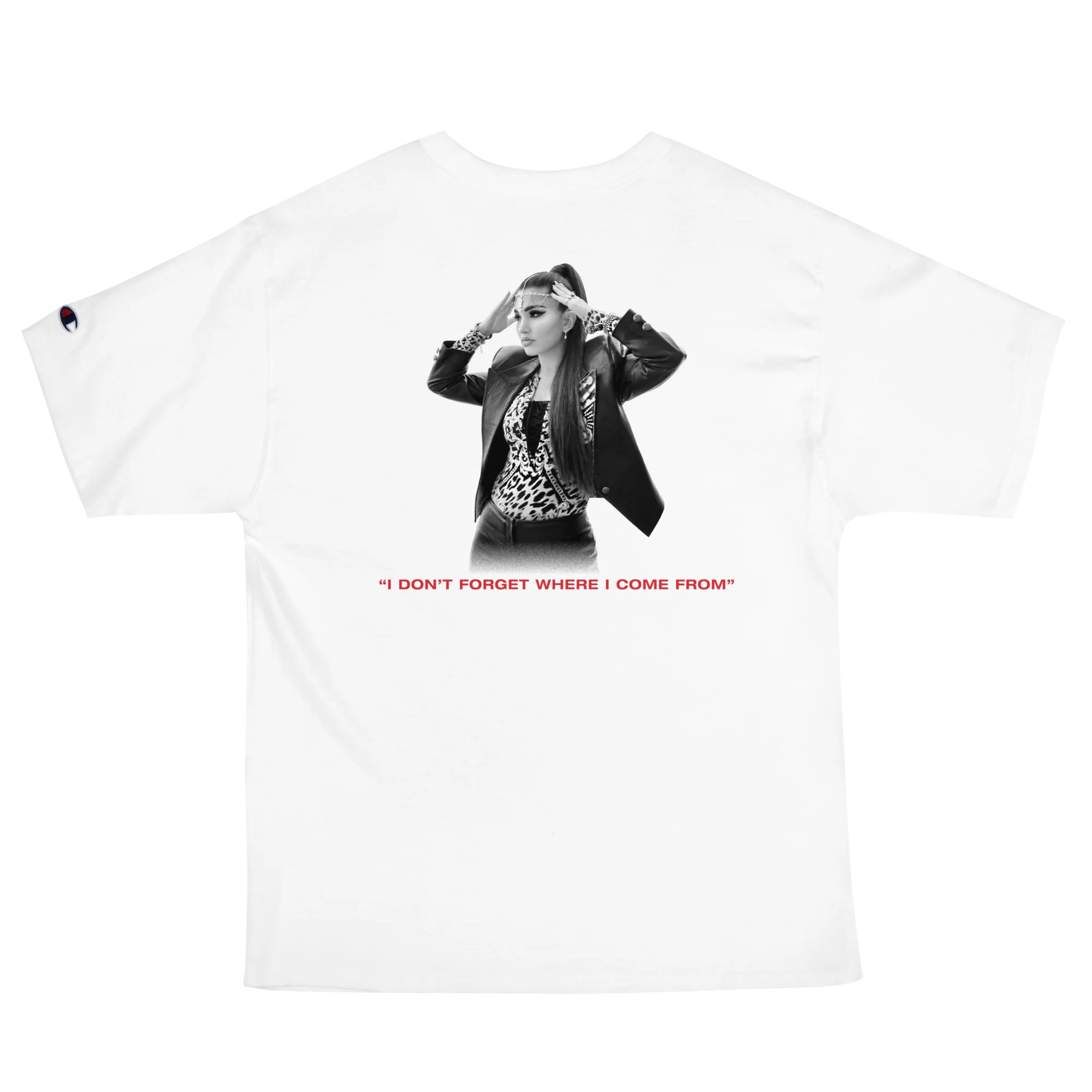 ENISA Count My Blessings 白色中性T恤（背面印花）