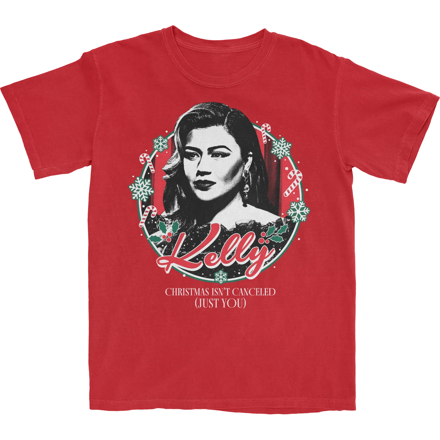 Kelly Clarkson Kelly Christmas Red Unisex T-Shirt