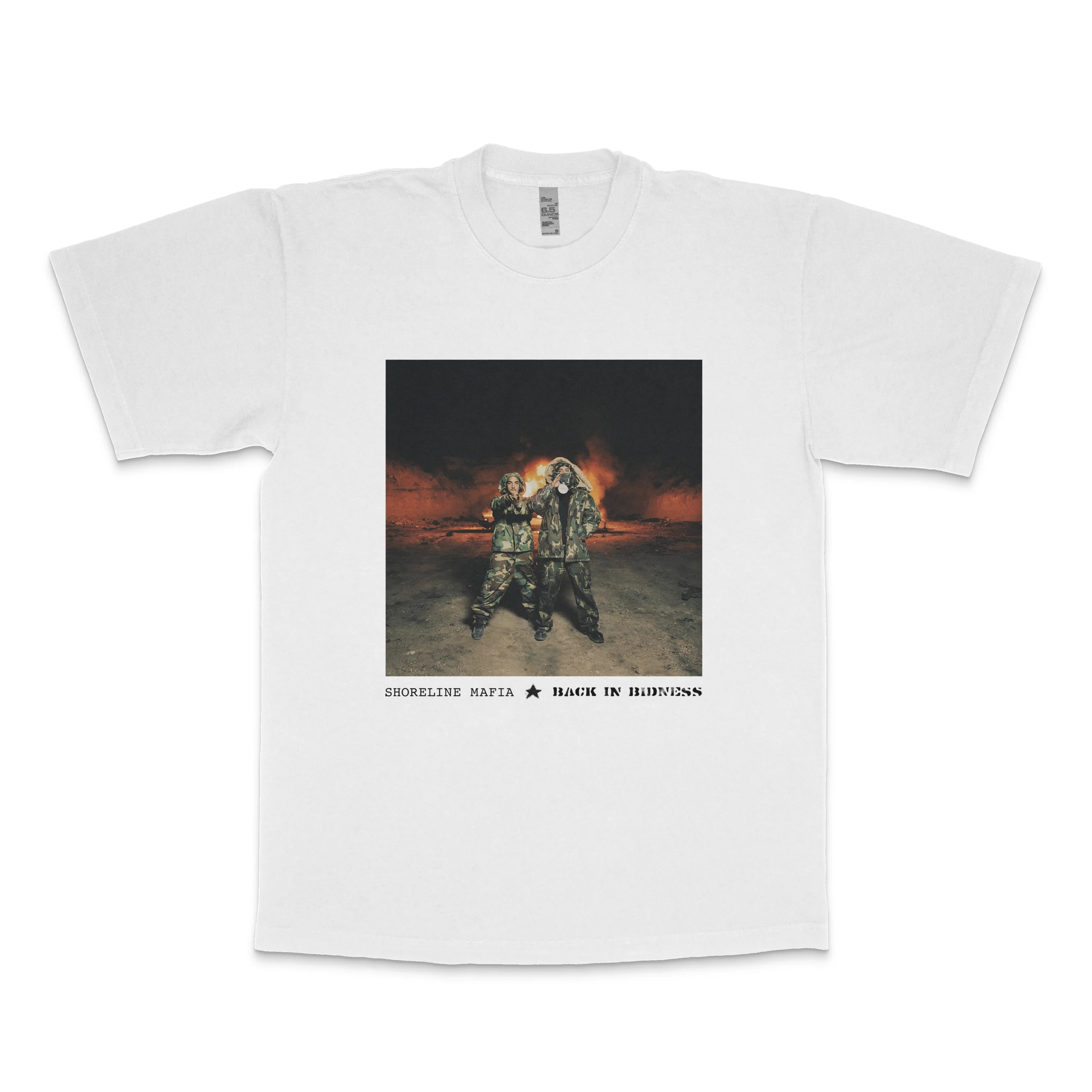 Shoreline Mafia Back In Bidness Album Art T-Shirt