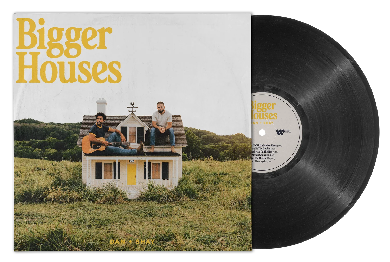 Dan + Shay Bigger Houses Vinyl with 12 Tracks Across Two Sides