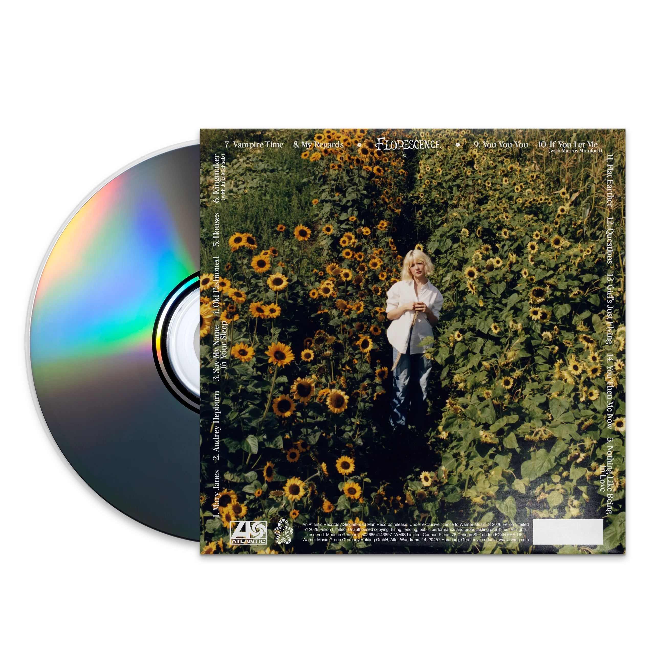 Maisie Peters Florescence Daisy Edition CD，附折叠海报