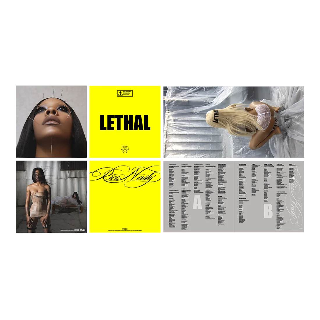 Lethal Silver Saw Blade Vinyl from Rico Nasty, Limited Edition