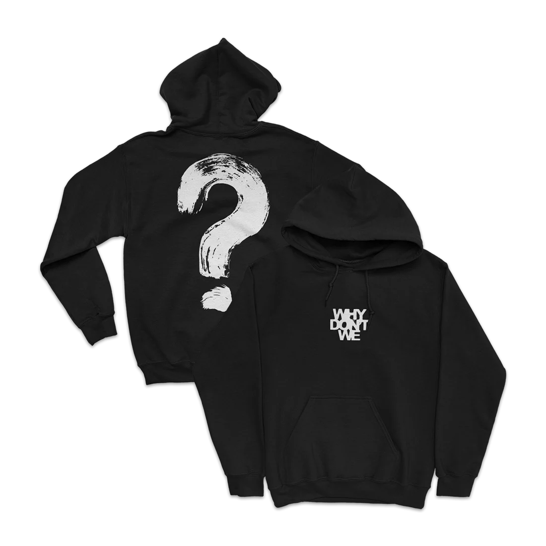 Why Don't We Essentials Hoodie in Black Unisex Fit
