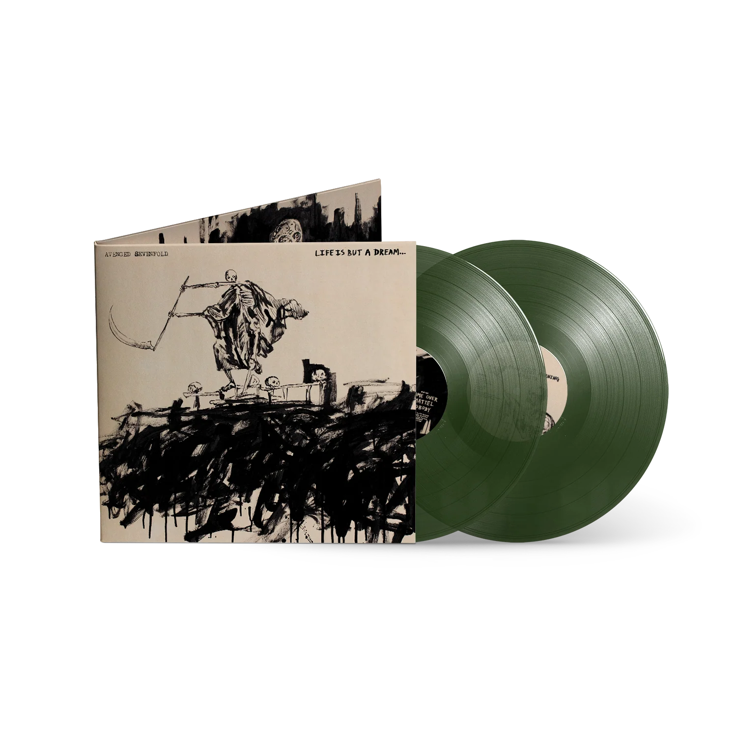 Avenged Sevenfold Life Is but a Dream Forest Green Vinyl LP