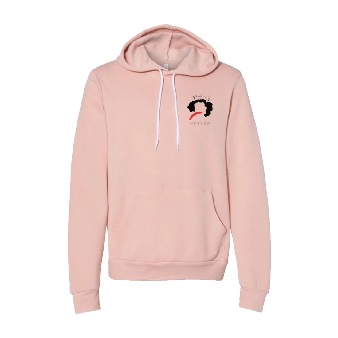 Grouplove Healer Paint Hoodie Peach Pullover with Album Art