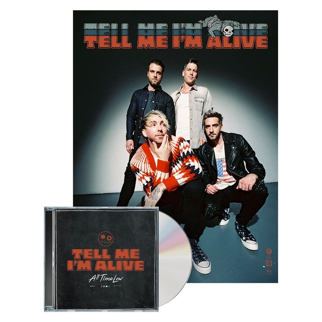Tell Me I’m Alive CD & Poster by All Time Low