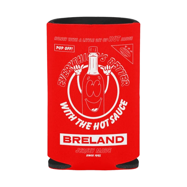 Breland Hot Sauce Koozie for Bottles and Parties