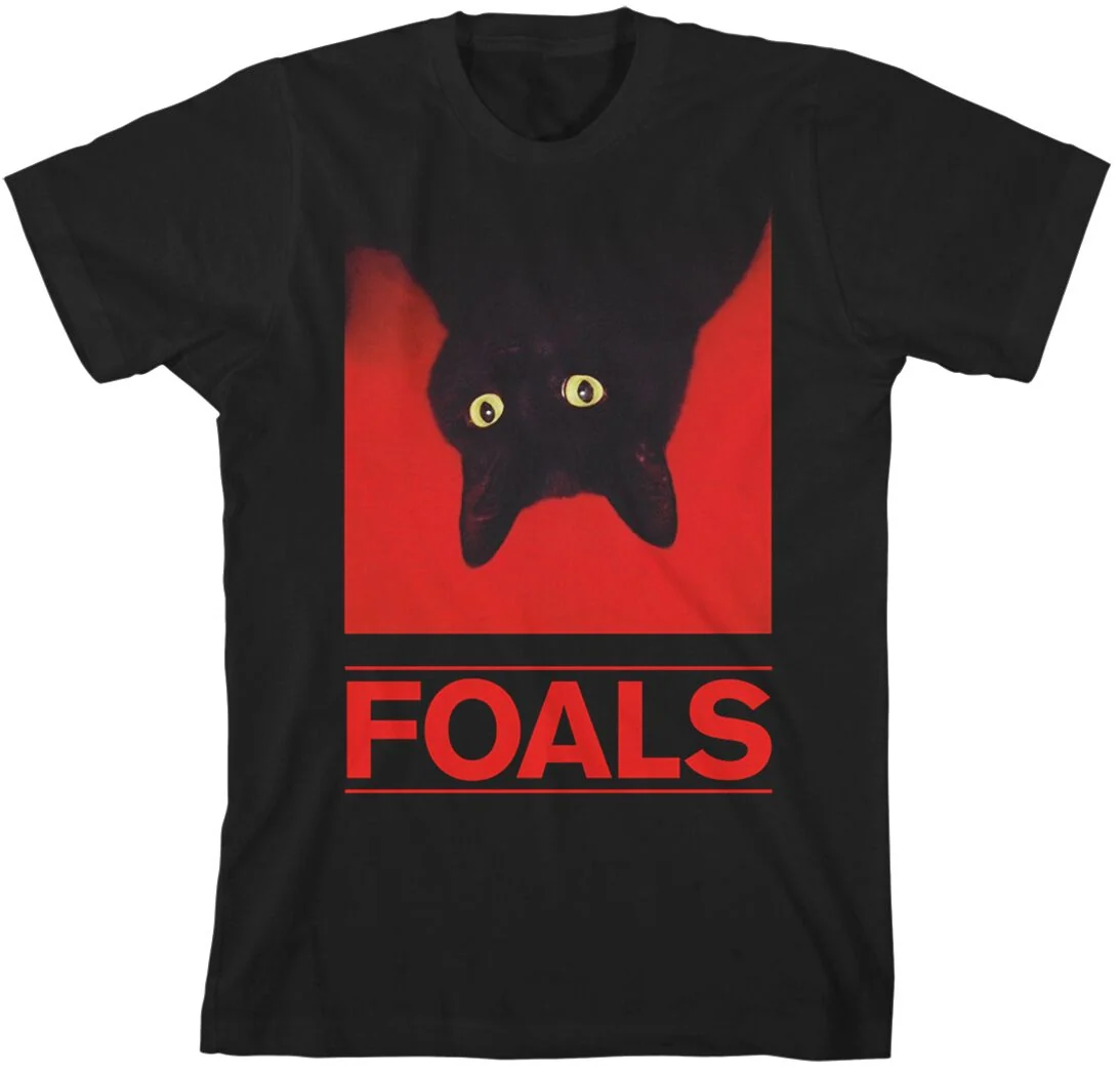Pidge T-Shirt from Foals with Cat Print on Front