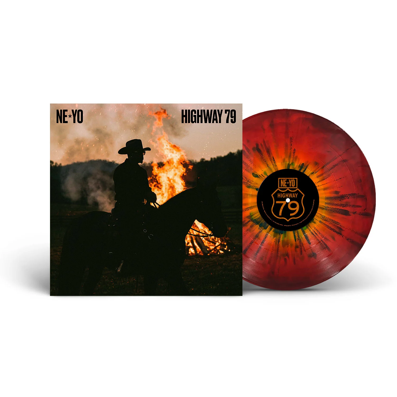 Highway 79 Splatter Vinyl LP by NE-YO