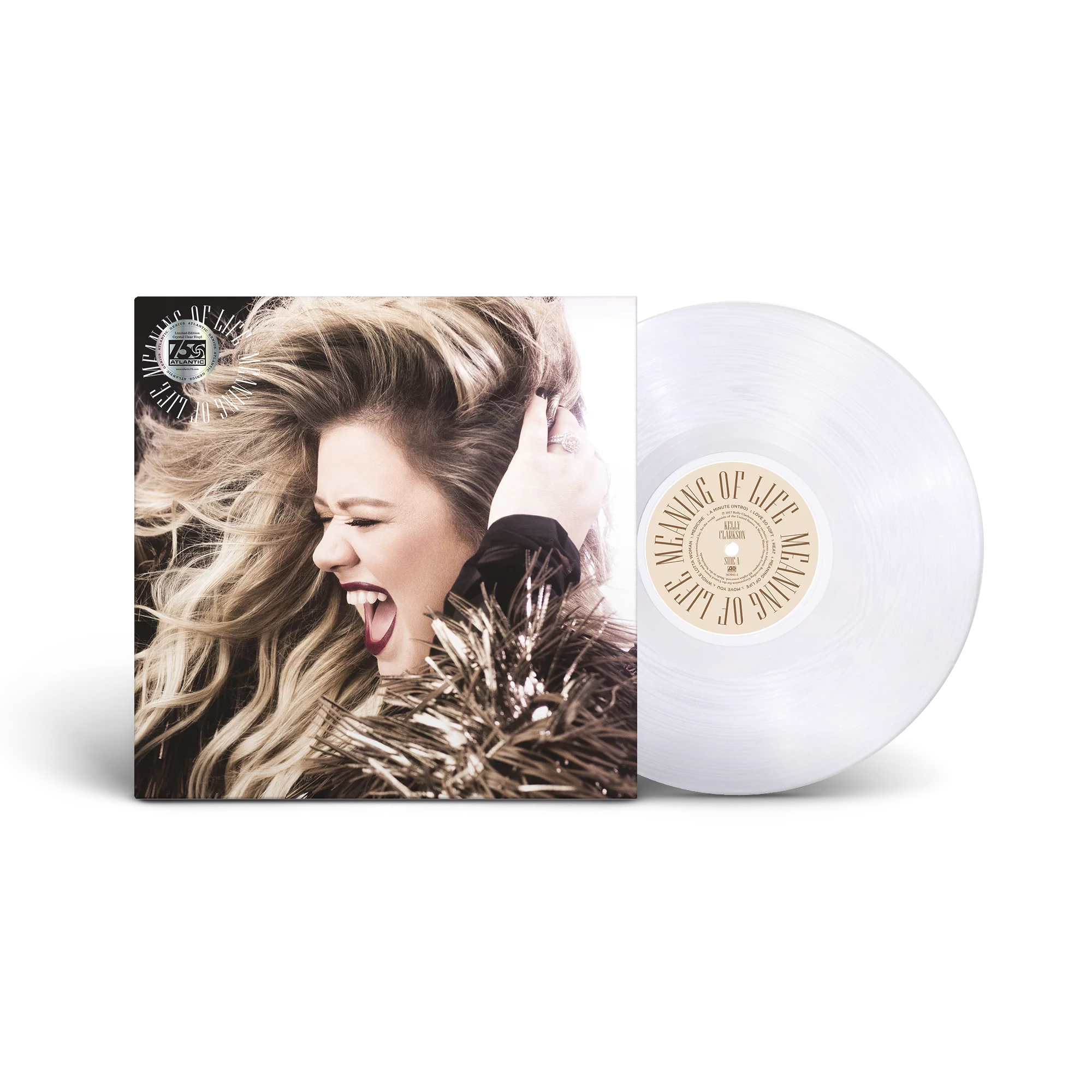 Kelly Clarkson Meaning of Life Clear LP Vinyl One-Time Pressing