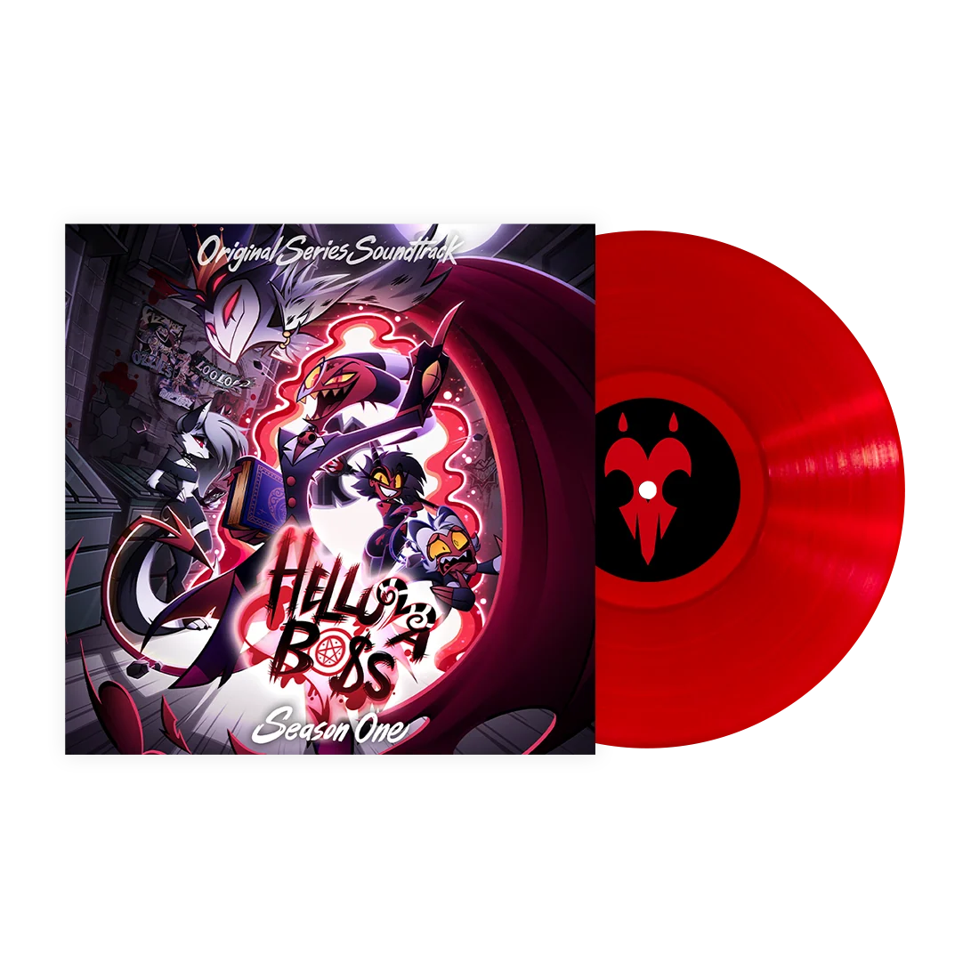 Helluva Boss 第一季原声音乐 Imp Red 透明黑胶唱片