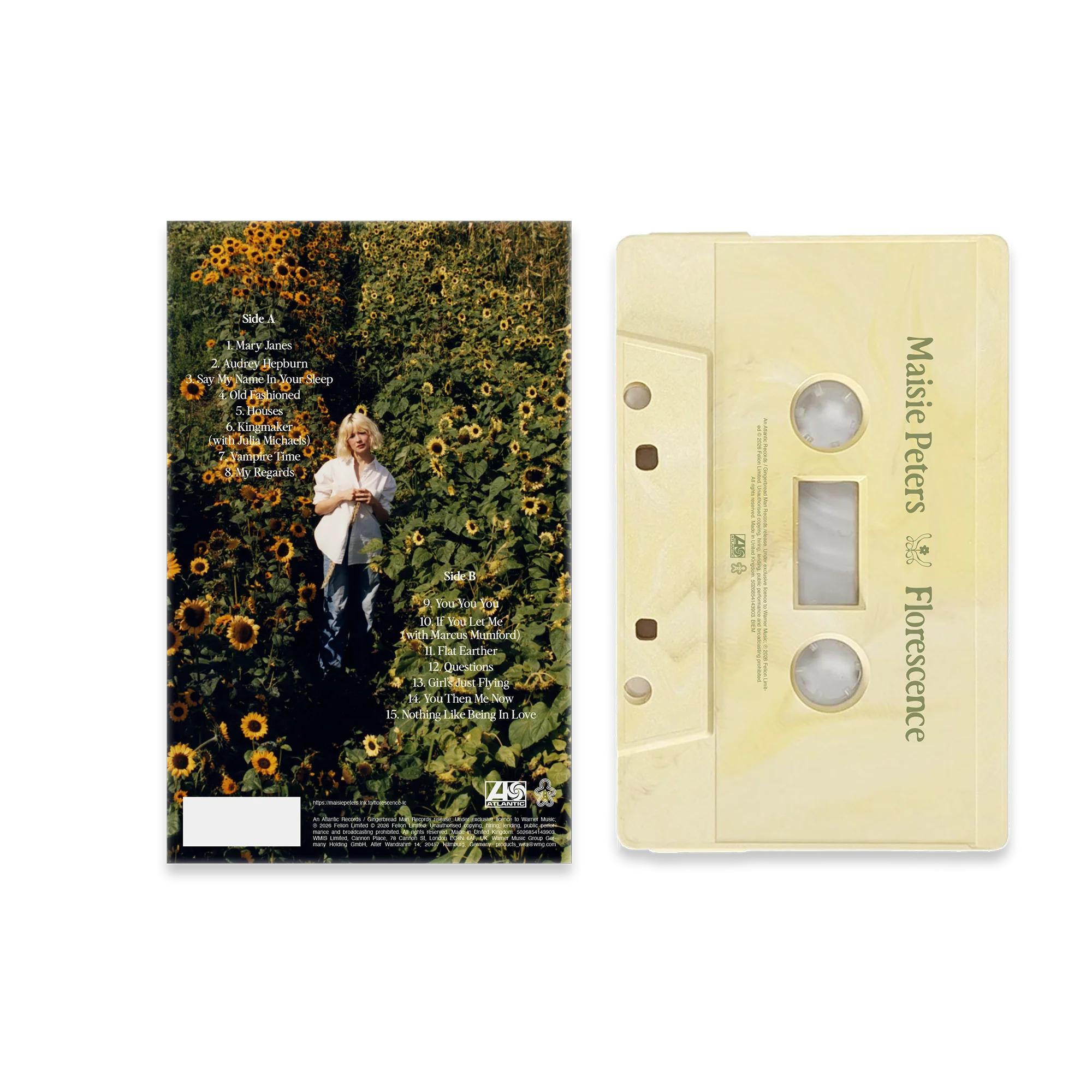 Maisie Peters Florescence Daisy Edition Cassette in Recycled Plastic