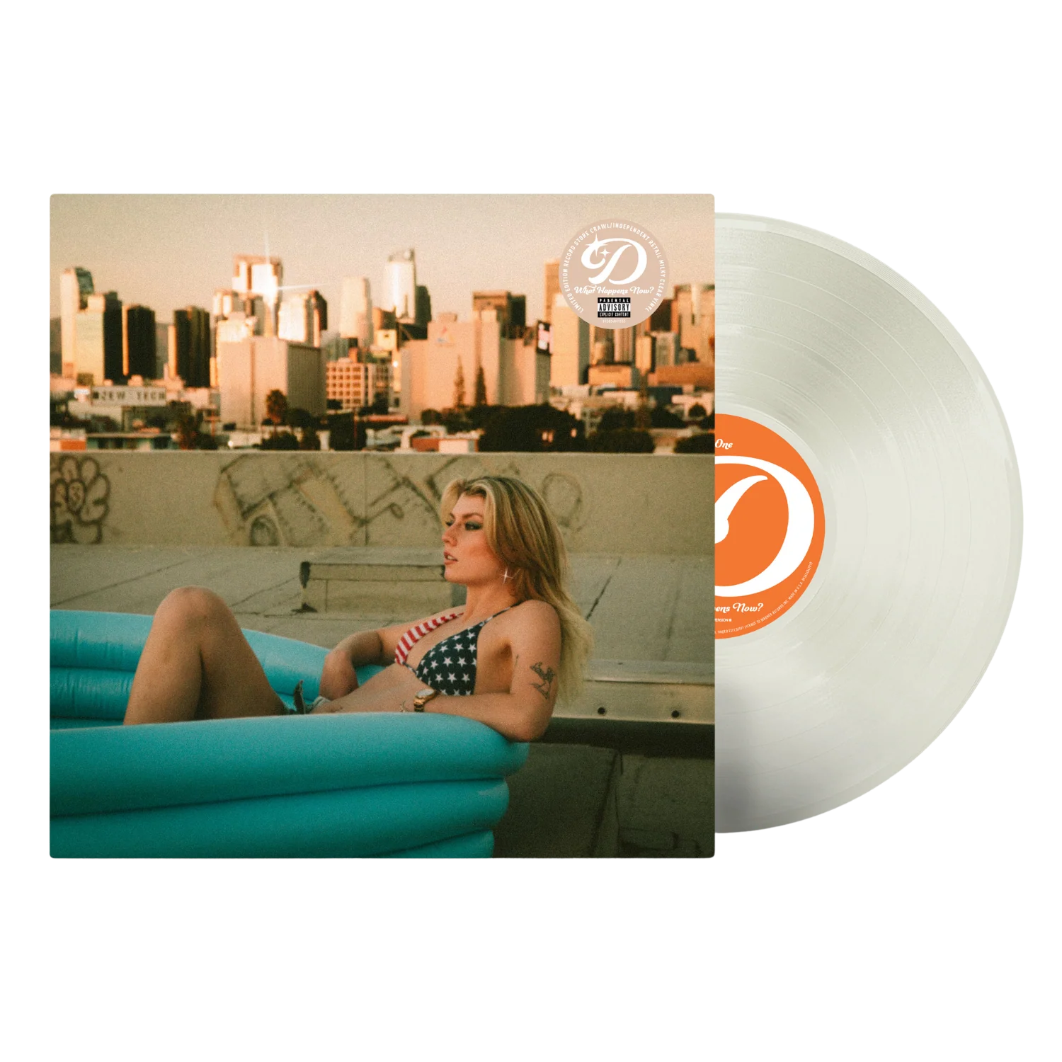 What Happens Now? RSC Exclusive Milky Clear Vinyl LP by Dasha