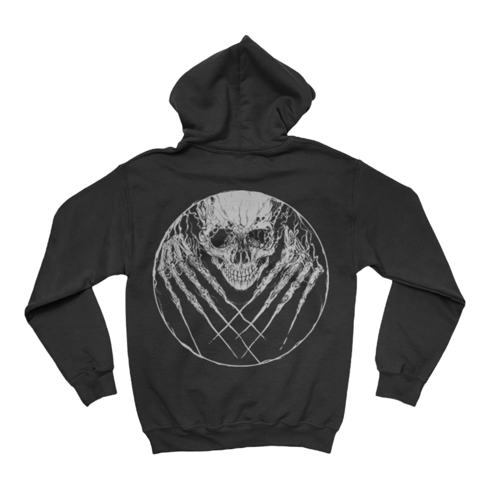 Asinhell Pyromantic Scryer Black Unisex Pullover Hoodie