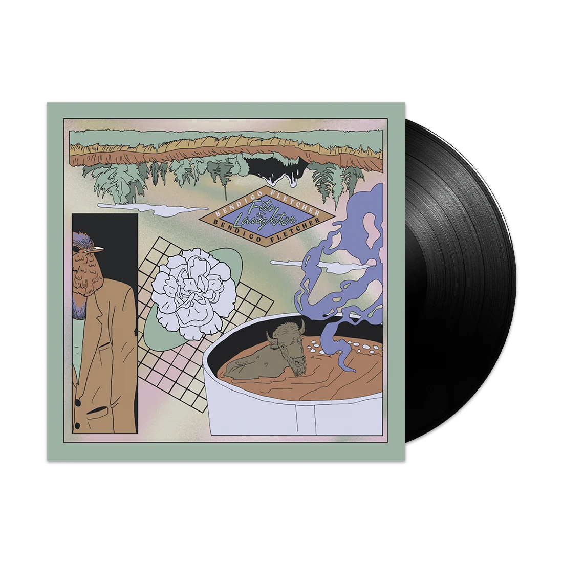 Bendigo Fletcher Fits Of Laughter on Standard Black Vinyl