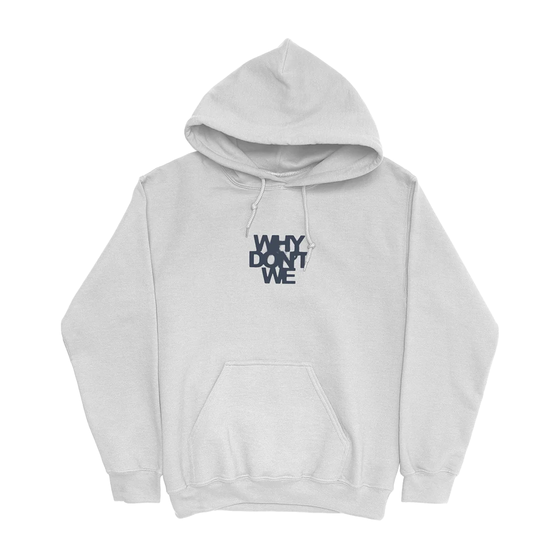 Why Don't We Flower Square Pullover Hoodie in White
