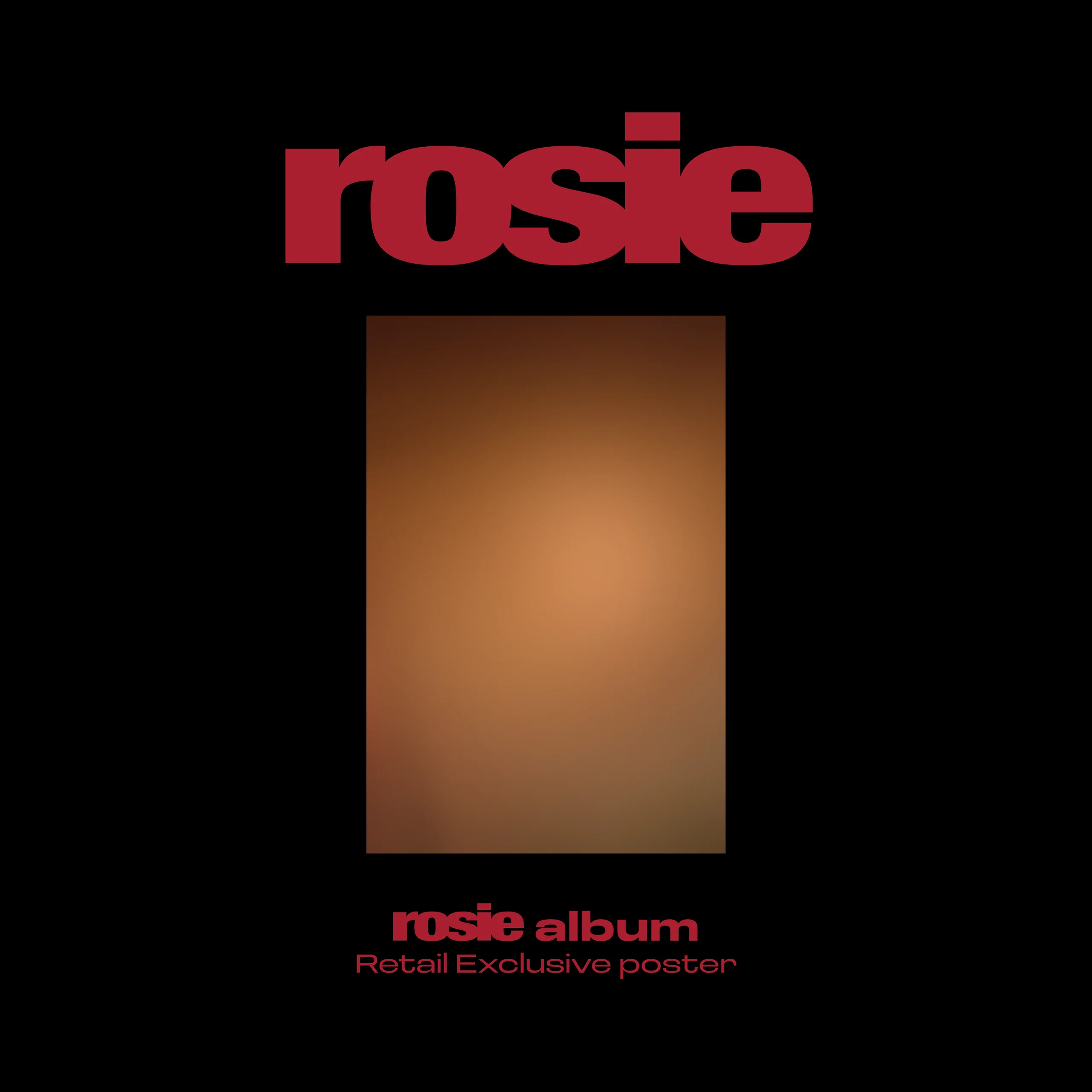 ROSÉ《rosie》专辑零售独家明信片与 CD 套装