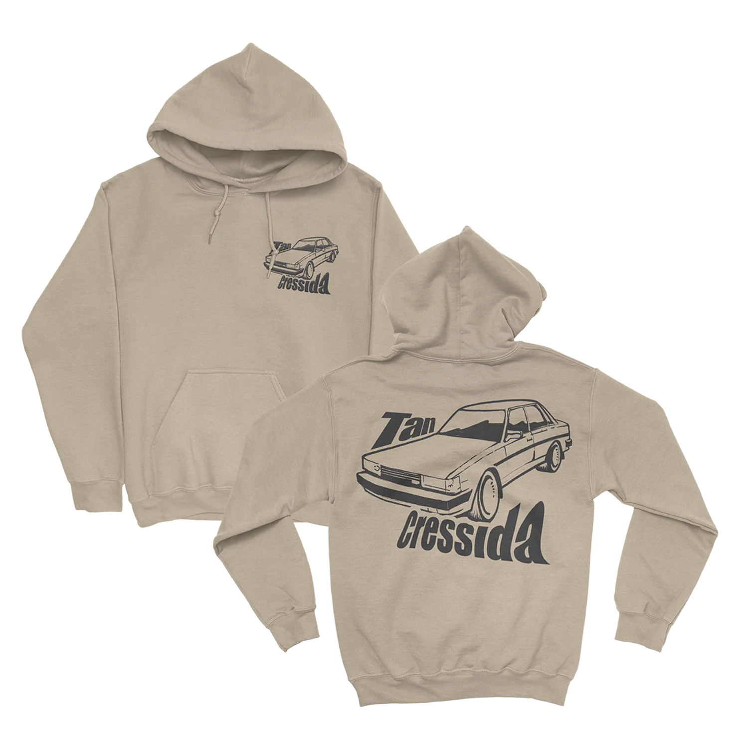 Earl Sweatshirt 的 Tan Cressida Label 连帽卫衣