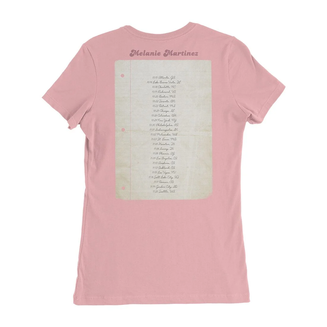 Melanie Martinez Loose Leaf T-Shirt in Pink