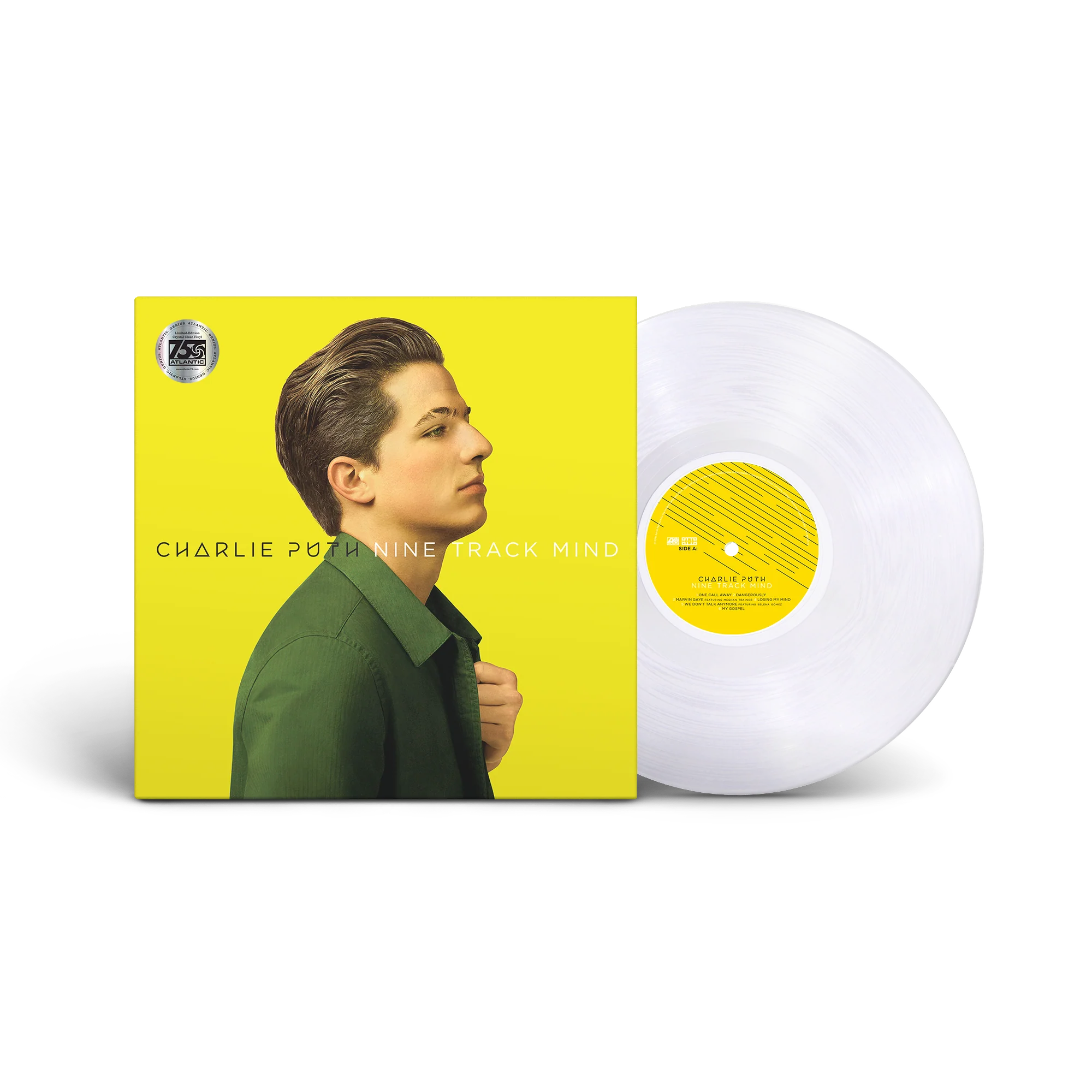 Charlie Puth《Nine Track Mind》透明黑胶 LP