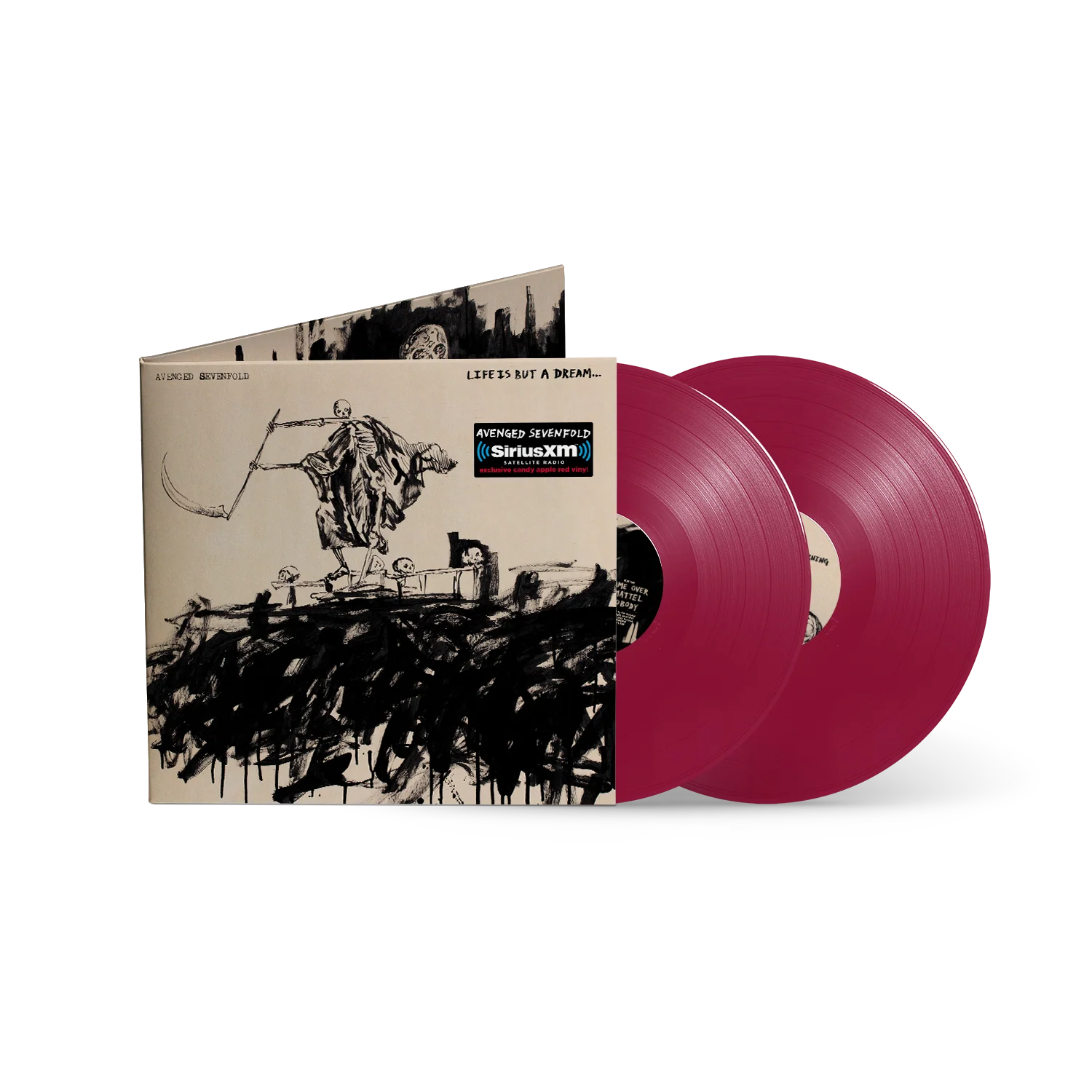 Avenged Sevenfold Life Is but a Dream SiriusXM Exclusive Apple Color Vinyl LP