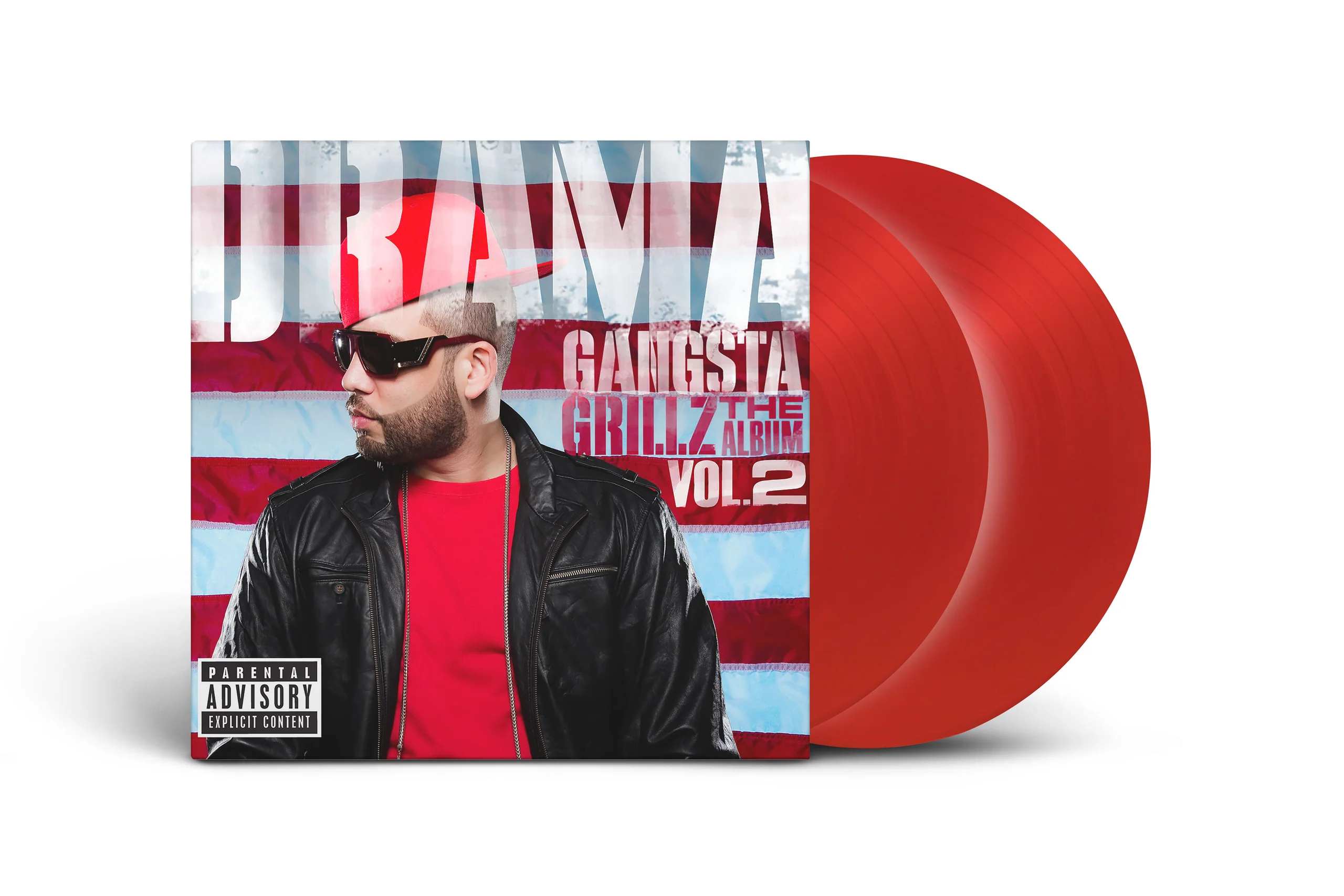 DJ Drama Gangsta Grillz Vol. 2 on Red 2LP Vinyl