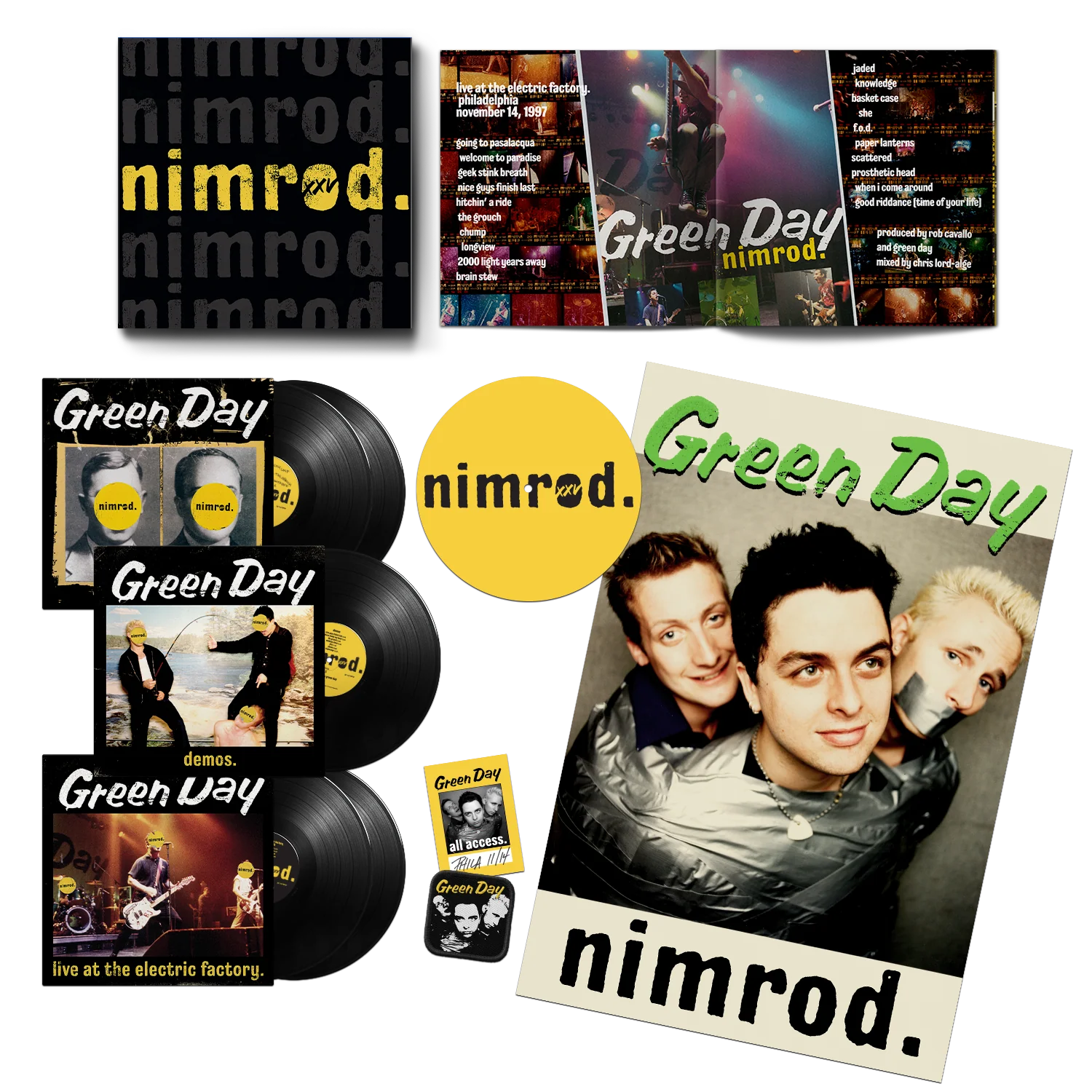 《Nimrod》XXV黑色5LP黑胶唱片