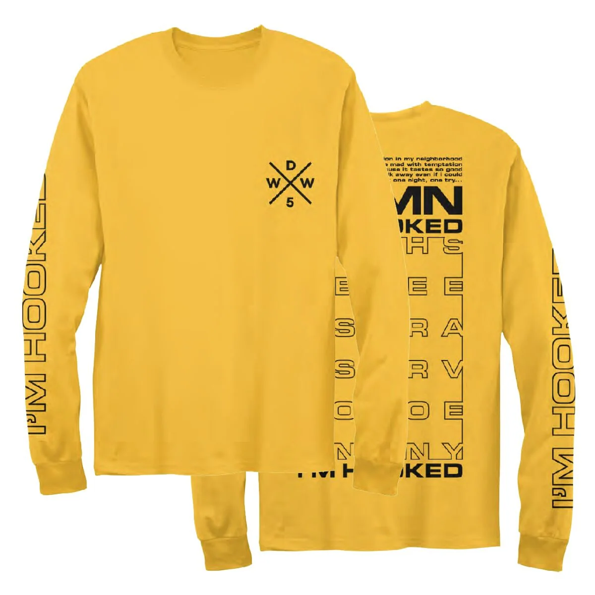 Why Don't We Hooked Long Sleeve Shirt with Cross Logo