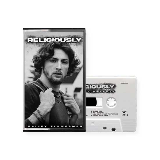 Bailey Zimmerman Religiously. The Album. Limited Edition Cassette