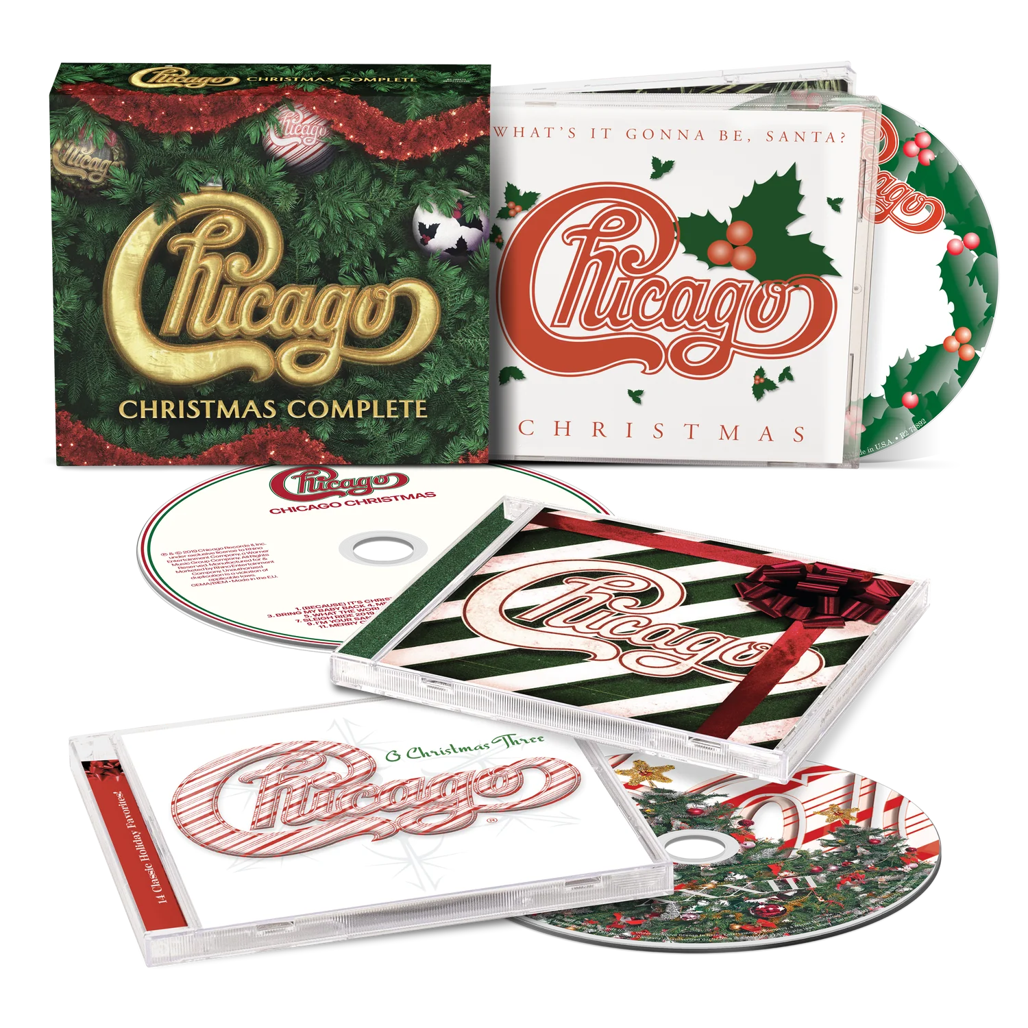 Chicago Christmas Complete 3CD Set with All Three Holiday Albums