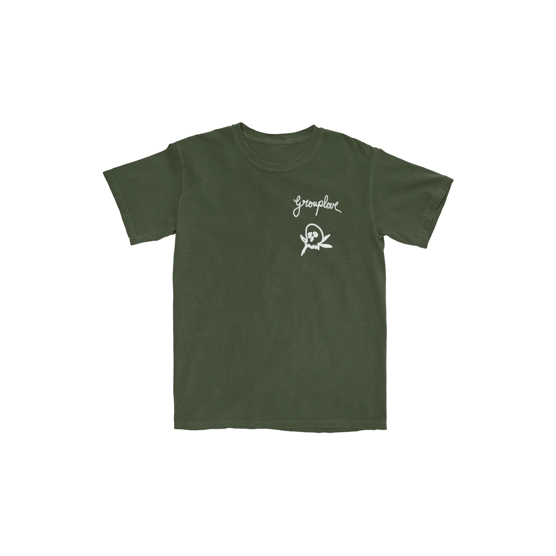 Grouplove This Is This T-Shirt in Olive Green Unisex Fit
