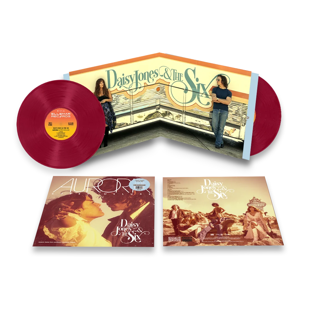 Daisy Jones and the Six Aurora Super Deluxe Red Vinyl 2 LP
