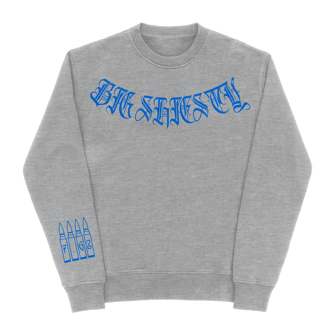 Pooh Shiesty Big Shiesty Grey Crewneck Sweatshirt